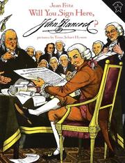 Cover of: Will You Sign Here, John Hancock? by Jean Fritz
