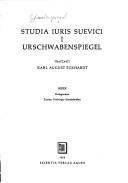 Cover of: Urschwabenspiegel