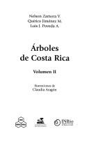 Cover of: Arboles de Costa Rica by L. R. Holdridge