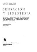 Cover of: Sensación y sinestesia by Ludwig Schrader