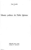 Ideario político de Pablo Iglesias by Losada, Juan.