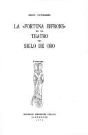 Cover of: La fortuna bifrons en el teatro del Siglo de Oro
