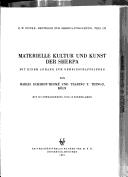 Cover of: Materielle Kultur und Kunst der Sherpa by Marlis Schmidt-Thomé, Marlis Schmidt-Thomé