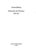 Cover of: Selección de poemas, 1936-1973