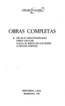 Cover of: Obras completas by César Vallejo