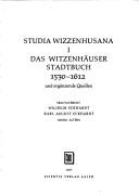 Studia Wizzenhusana by Witzenhausen (Germany)