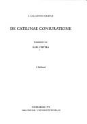 Cover of: De Catilinae coniuratione by Karl Vretska