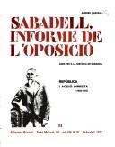 Sabadell, informe de l'oposició by Andreu Castells Peig
