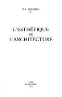 Cover of: L' Esthétique de l'architecture