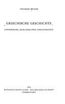 Cover of: Griechische Geschichte: Einführung, Quellenkunde, Bibliographie