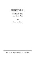 Cover of: Signaturen: zu Heinrich Heine u. seinem Werk