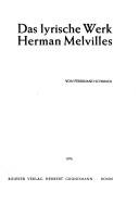 Cover of: Das lyrische Werk Herman Melvilles