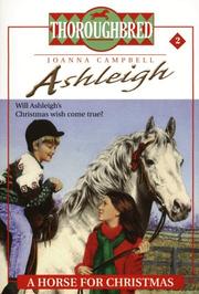 Cover of: A Horse for Christmas (Thoroughbred: Ashleigh, No. 2)
