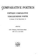 Cover of: Comparative poetics: = Poétique comparative = Vergleichende Poetik : in honour of Jan Kamerbeek Jr.