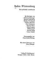 Cover of: Baden-Württemberg: eine politische Landeskunde