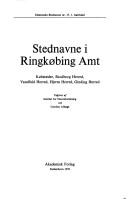 Stednavne i Ringkøbing amt by Gordon Albøge