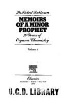 Cover of: Memoirs of a minor prophet | Robinson, Robert Sir