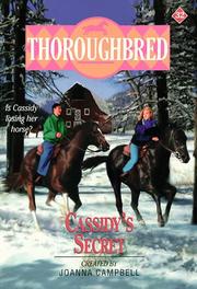 Cover of: Cassidy's Secret (Thoroughbred Series #32) by Joanna Campbell