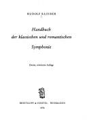 Cover of: Handbuch der klassischen und romantischen Symphonie
