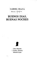 Cover of: Buenos días, buenas noches: [poesía]