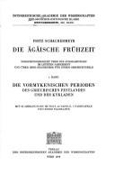 Cover of: Die ägäische Frühzeit by Fritz Schachermeyr