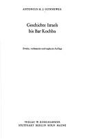 Cover of: Geschichte Israels bis Bar Kochba