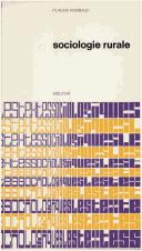 Cover of: Sociologie rurale: recueil de textes