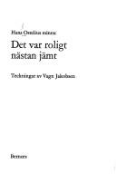 Det var roligt nästan jämt by Hans Arvid Ostelius