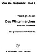 Cover of: Das Wintermärchen von William Shakespeare: e. geisteswiss. Studie