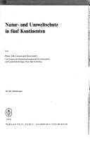 Cover of: Natur- und Umweltschutz in fünf Kontinenten