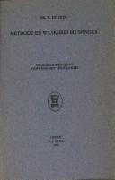Cover of: Methode en waarheid bij Spinoza