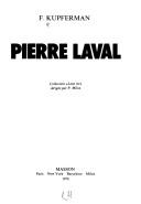 Cover of: Pierre Laval