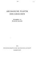 Cover of: Archaische Plastik der Griechen