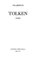 Cover of: Tolken: noveller