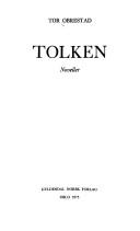 Cover of: Tolken by Tor Obrestad