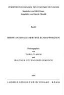 Cover of: Briefe an Sibylle Mertens-Schaaffhausen