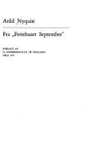 Cover of: Fra "Feriehuset September": [dikt]