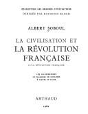 Cover of: La civilisation et la Révolution française.