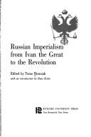 Cover of: Russian imperialism from Ivan the Great to the revolution.