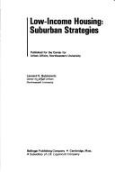 Cover of: Low-income housing: suburban strategies