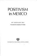 Cover of: Positivism in Mexico.