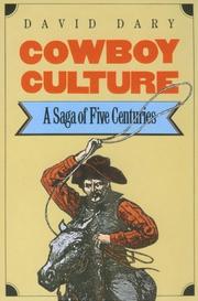 Cover of: Cowboy culture by David Dary
