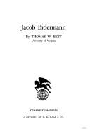 Cover of: Jacob Bidermann