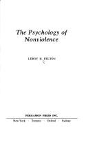 Cover of: The psychology of nonviolence