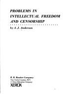 Cover of: Problems in intellectual freedom and censorship