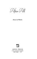 Cover of: After all. by Elsie De Wolfe
