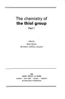 Cover of: The chemistry of the thiol group.