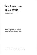 Cover of: Real estate law in California