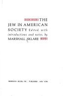 Cover of: The Jew in American society. by Marshall Sklare