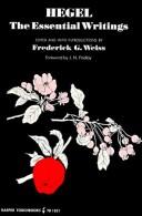 Cover of: Hegel, the essential writings | Georg Wilhelm Friedrich Hegel